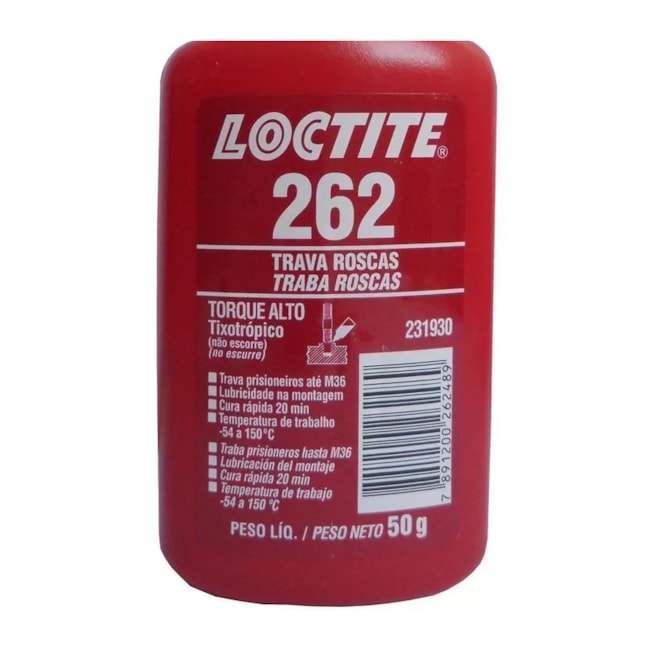Adesivo Trava Rosca Alto Torque 50g 262 LOCTITE-0aba78ef-2c84-4dbb-98d8-f387675cc633