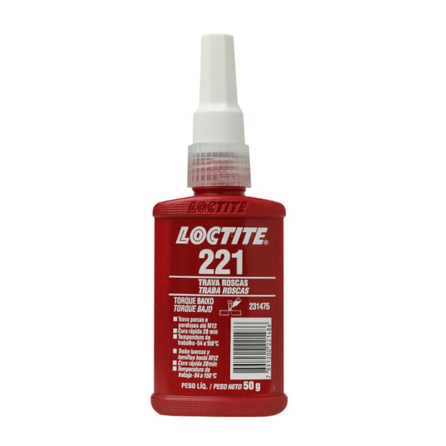 Adesivo Trava Rosca Baixo Torque 50g 221 LOCTITE-f26bc0d1-eac8-413e-82c9-0f982fdfc224