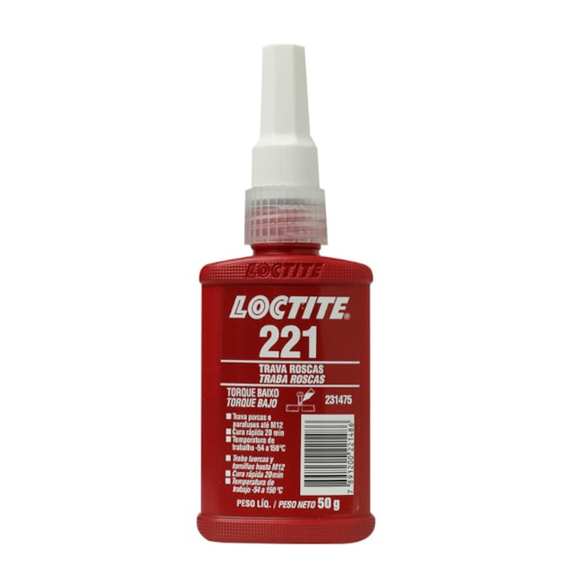 Adesivo Trava Rosca Baixo Torque 50g 221 LOCTITE-4adbabb0-8726-4877-b5d8-d8f85c3a2c2a