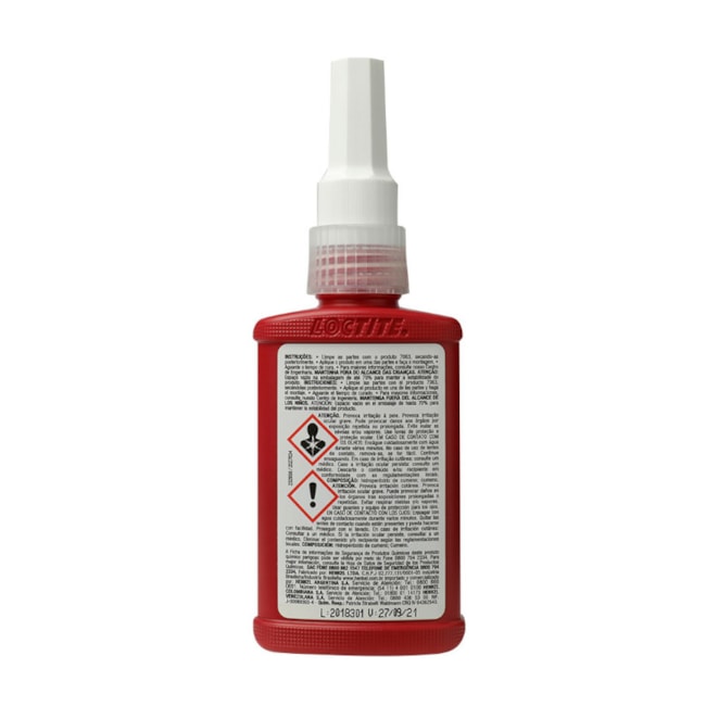 Adesivo Trava Roscas Anaeróbico Alto Torque Vermelho 50g 277 LOCTITE-045d78a0-d106-49af-9e33-4194c44c07c8