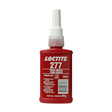 Adesivo Trava Roscas Anaeróbico Alto Torque Vermelho 50g 277 LOCTITE-d5cd8b4d-7e28-47bb-969e-c125cd0344f3