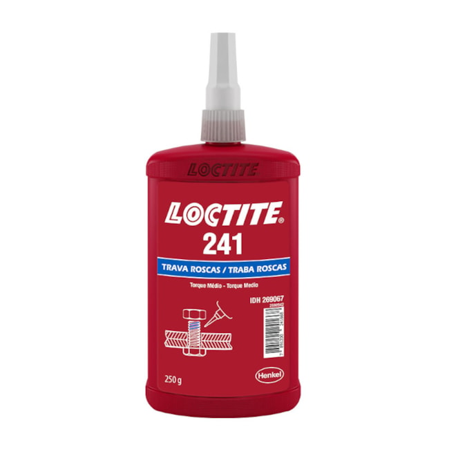 Adesivo Trava Roscas Anaeróbico Médio Torque Azul 250g 241 LOCTITE-57033adc-f503-4e9e-9faf-2ede55d80b9b