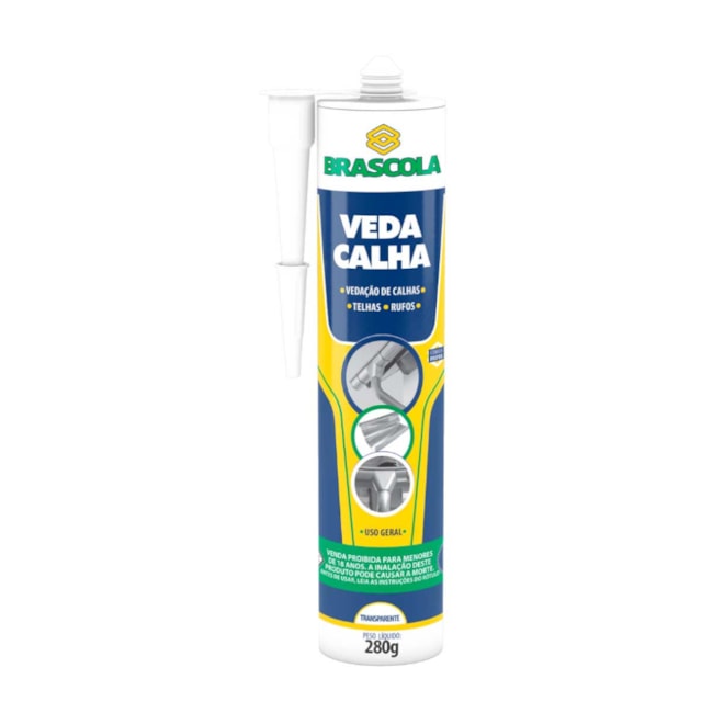 Adesivo Veda Calha Transparente 280g 3030001 BRASCOLA-8ac8cf0e-14f7-4068-a36b-a36673bd7d0a
