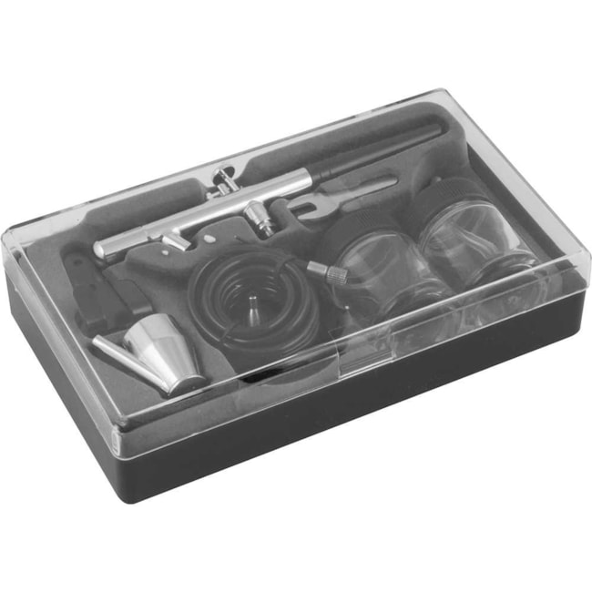 Aerógrafo com Acessórios AJ 008 6220000008 VONDER-a1cf0a7d-b218-4cd1-afd0-d578b964ca91