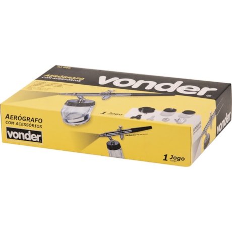 Aerógrafo com Acessórios AJ 008 6220000008 VONDER-ffc5550f-2905-43dc-acdf-710cd5a90f26
