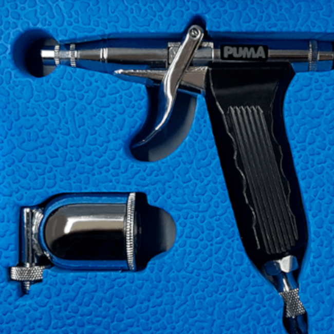Aerográfo Dupla Ação 0.2mm com Reservatório de Tinta 7 e 9ml AB1005 PUMA-e5c59340-8501-4116-b2cd-46c92eb28dd7