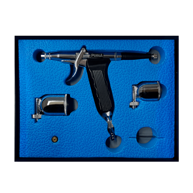Aerográfo Dupla Ação 0.2mm com Reservatório de Tinta 7 e 9ml AB1005 PUMA-32c8eb32-7865-4f64-b7a5-cff8a01239f5