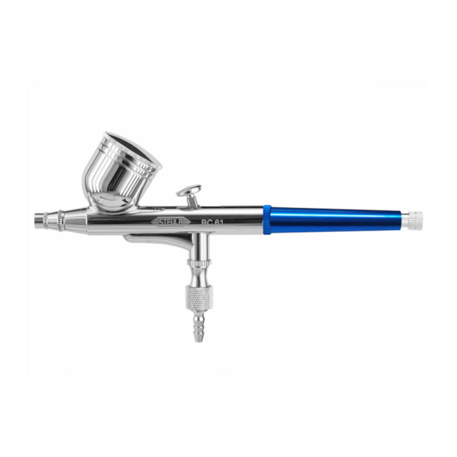 Aerográfo Dupla Ação 0.3mm com Reservatório de Tinta 7ml BC 61-03 STEULA-64b26834-9395-4f2a-a02e-069c452f53e3