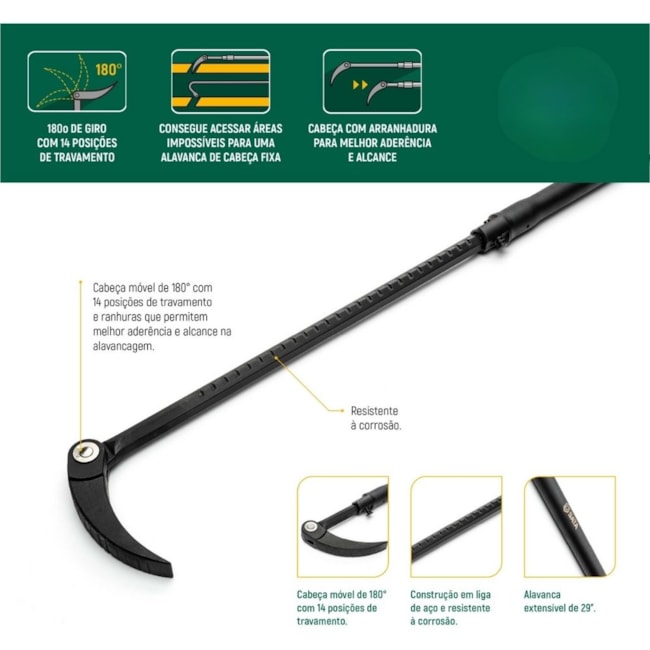 Alavanca Ajustável Extensível 33