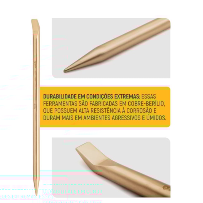 Alavanca para Mecânico Cobre-Berílio 18 x 500mm Antifaiscante ST31271 SATA-7604f817-2ebd-4793-8d12-3c44d8ce59f3