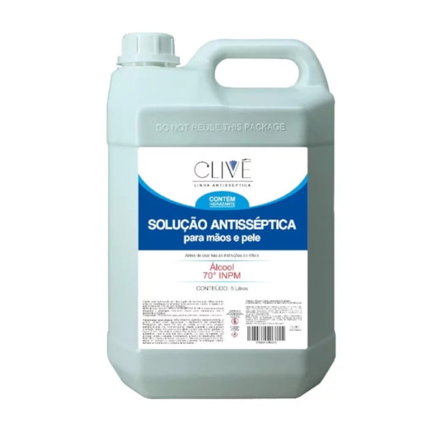 Álcool Gel 70% Bombona 5 Litros CLIVÊ-49b113c1-224a-453a-9764-d4d9acdccda1