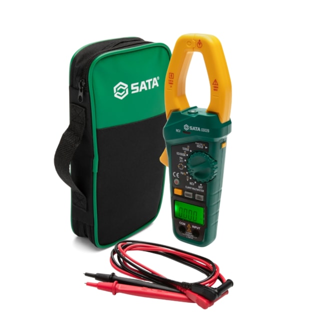 Alicate Amperímetro Digital 1000A (AC/DC) CAT III 1000V ST03026 SATA-4d6e5852-19e8-4711-9243-36a1fb1402b9