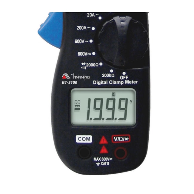 Alicate Amperímetro Digital 200A AC ET-3100 MINIPA-19f3c14a-b8d0-438f-a0b3-5b7dcc6a2b9b