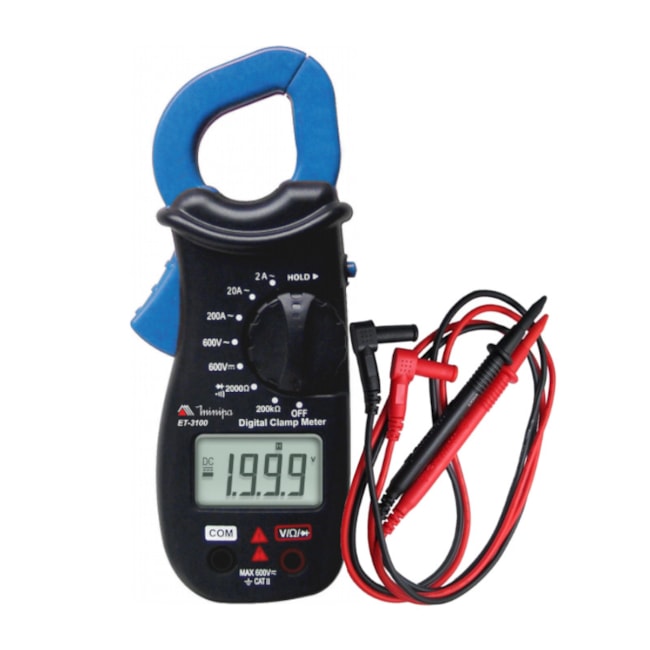 Alicate Amperímetro Digital 200A AC ET-3100 MINIPA-2cd8cd4a-0991-4858-bc6a-c109667b473b