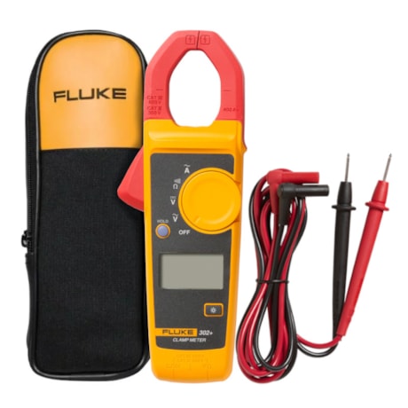 Alicate Amperímetro Digital 400A AC CAT III 600V 302+ FLUKE-67583f62-8a19-415c-86e9-5625e675a24d