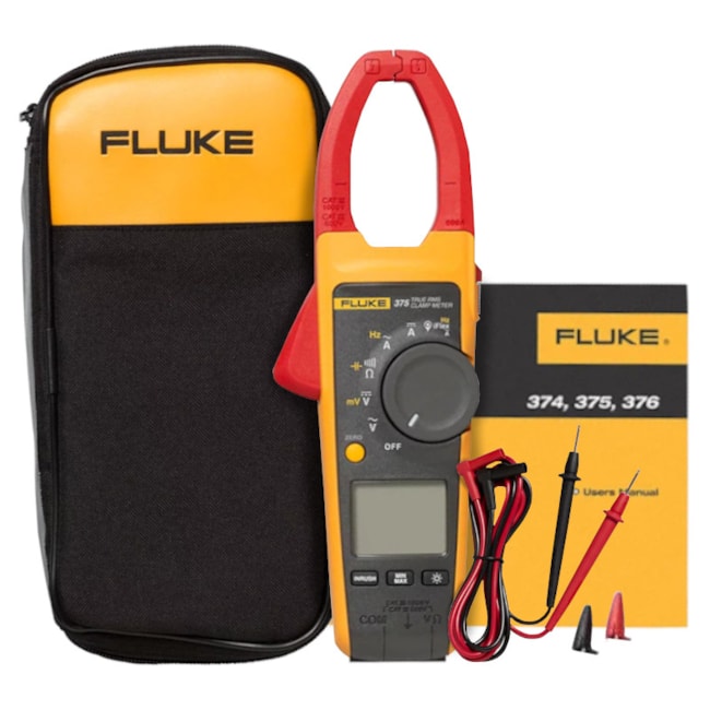 Alicate Amperímetro Digital 600A AC/DC 375-FC FLUKE-20520057-9c71-4e73-9f91-2075f4795a95
