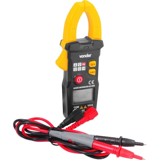 Alicate Amperímetro Digital AC/DC CAT III 600 V AAV 6002I 3870600200 VONDER-85506ce7-f248-4391-841f-f67f42347e8a
