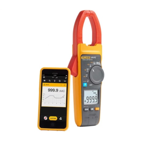 Alicate Amperímetro Digital AC/DC True-RMS 376 FC FLUKE-e610da74-a4e0-4861-aaf7-8afc26e77623