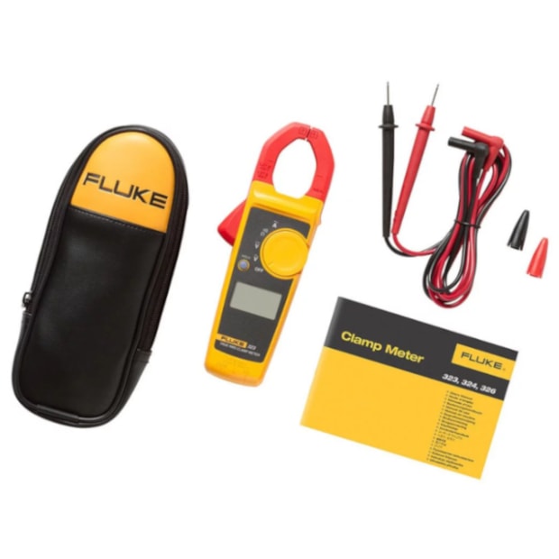 Alicate Amperímetro Digital AC TRUE RMS Categoria III 600V 323 FLUKE-51001db7-347c-42e7-a12d-af836bfa4809