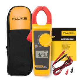 Alicate Amperímetro Digital AC TRUE RMS Categoria III 600V 323 FLUKE