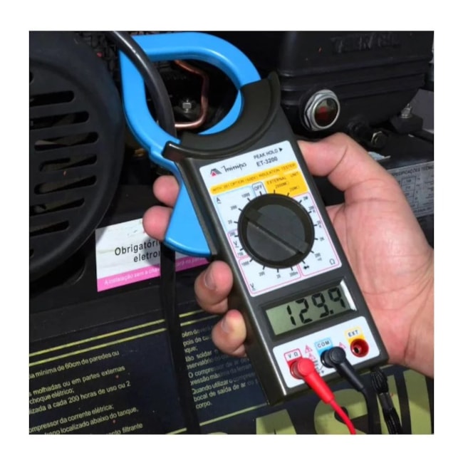 Alicate Amperímetro Digital CAT II 1000V ET-3200 MINIPA-5407851f-da88-4027-b9cb-0a03aa206576