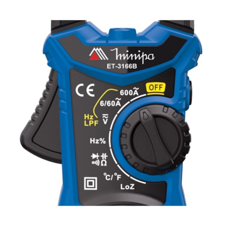 Alicate Amperímetro Digital Categoria III 600V ET-3166B MINIPA-69818b2f-6bc5-427b-9c04-457e8be5c9a6