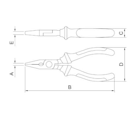 Alicate Bico Chato Isolado 1.000V 6'' 44007/106 TRAMONTINA PRO-401d14f1-4492-4074-bf0a-5418db0f831f