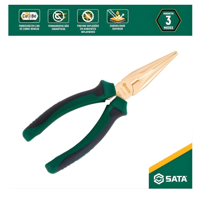 Alicate Bico Meia-Cana 8