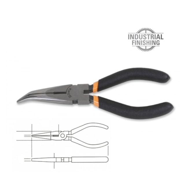 Alicate Bico Meia Cana Curvo 6