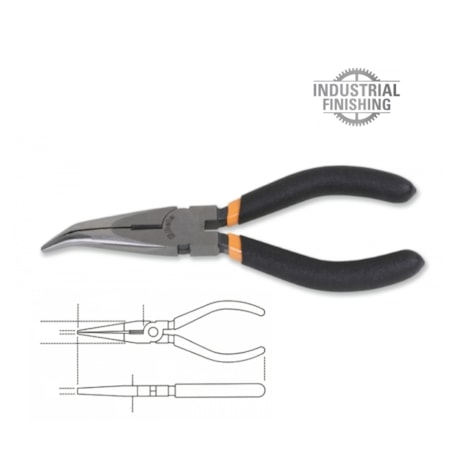 Alicate Bico Meia Cana Curvo 8