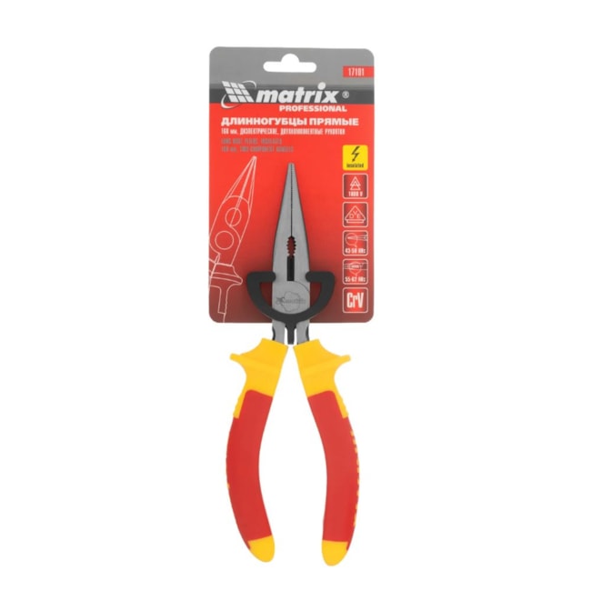 Alicate Bico Meia-Cana Reto 6