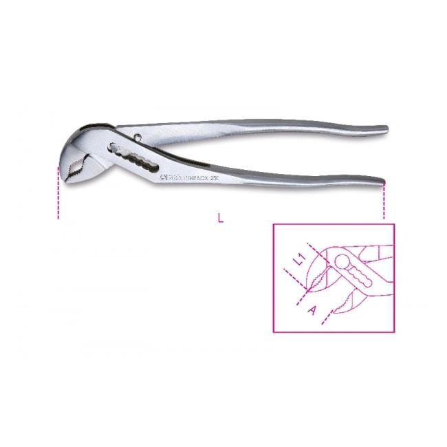 Alicate Bomba D'Agua Inox 10