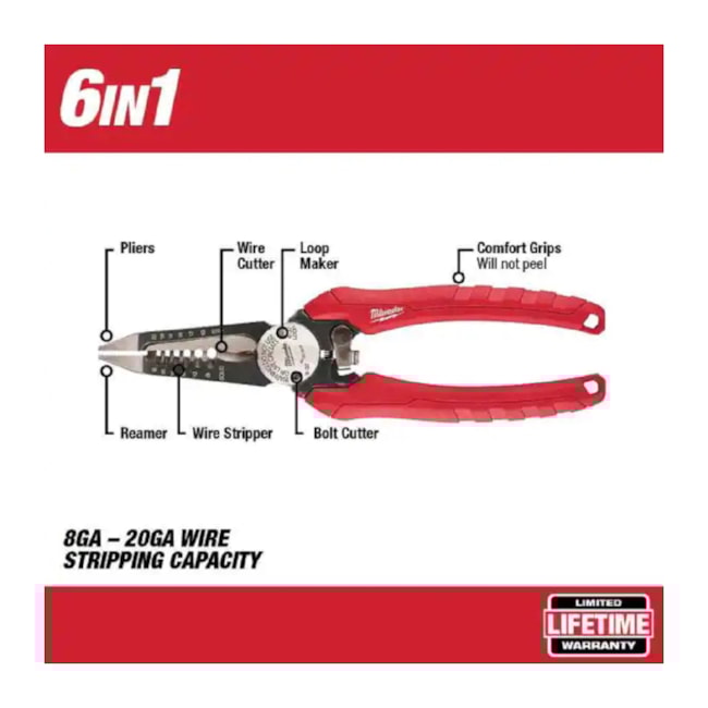 Alicate Combinado para Eletricista 6 em 1 48-22-3079 MILWAUKEE-2f5d494e-e9d9-43d5-a8d3-e20c89ab82ba