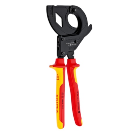 Alicate Corta Cabo 12" Catraca até 45mm Isolado 1000V VDE 95 36 315 A KNIPEX