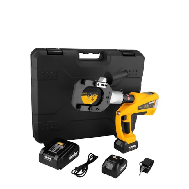 Alicate Corta Cabo Cobre/Alumínio 85mm com 2 Baterias 18V 4.0Ah Carregador Bivolt e Maleta ACV 85 VONDER-0aea9fde-17f1-4244-ac7f-f67a80ba7a7a
