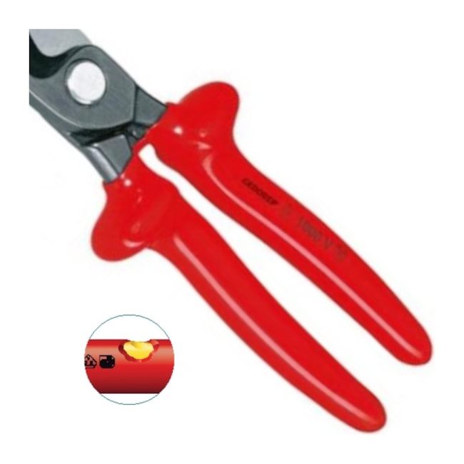 Alicate Corta Cabos 8'' Isolado 1000V VDE 8094 GEDORE-a028bdb2-cf69-474e-89c7-979ffaa985b7
