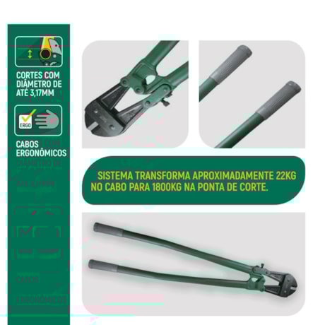 Alicate Corta Cabos de 24