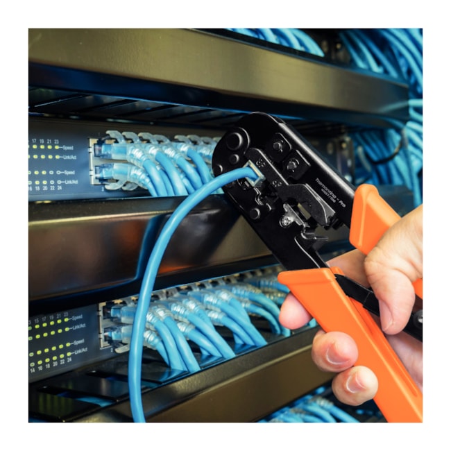Alicate Crimpador de Catraca RJ11 /RJ12 /RJ45 44057100 TRAMONTINA PRO-46117fc1-78d1-47a1-b8ef-ffc9dba3766b
