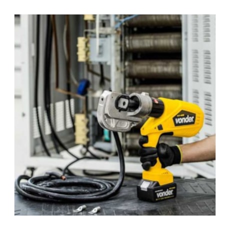 Alicate Crimpador Hidraúlico Prensa Terminal 18V ACV 400B 3686016400 VONDER-461de82b-8e6e-430f-86dd-8721a4406052