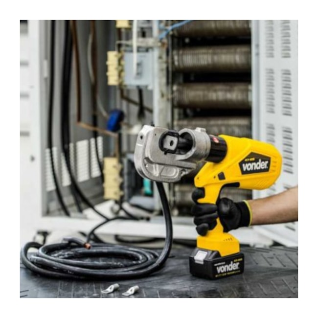 Alicate Crimpador Hidraúlico Prensa Terminal 18V ACV 400B 3686016400 VONDER-170685ef-83dc-4acc-8c86-d6266e8a8be8