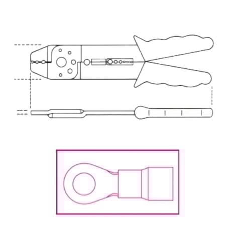 Alicate Crimpador Prensa Terminal Isolado 0.75 a 6mm 1602 BETA-eb75b253-49cc-4d27-8388-b559cdd8fd80