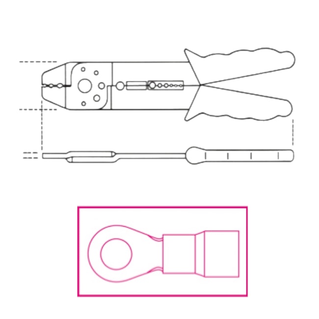 Alicate Crimpador Prensa Terminal Isolado 0.75 a 6mm 1602 BETA-bcab1206-09d8-4798-a9f1-aa3b56a06938