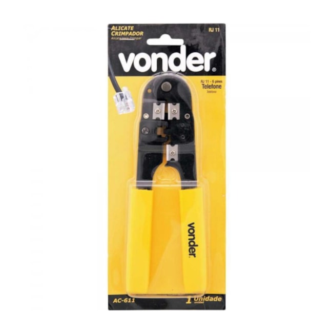 Alicate Crimpador Prensa Terminal RJ11 AC 611 3686209600 VONDER-c1e47e8d-5e64-48b0-850a-05a330638ae6