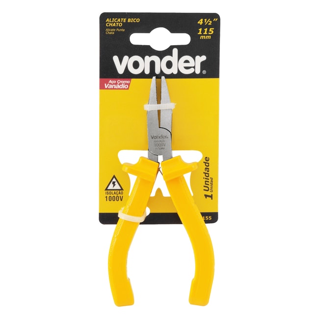 Alicate de Bico Chato 4.1/2