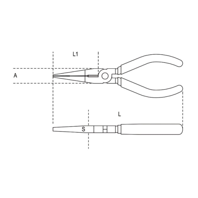 Alicate de Bico Chato 5
