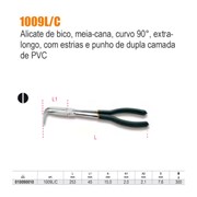 Alicate de Bico Meia Cana Extra-Longo e Curvo 10" PVC 1009L/C BETA
