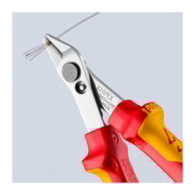 Alicate de Corte 9 mm Isolado 1000V VDE para Eletrônica 78 06 125 KNIPEX