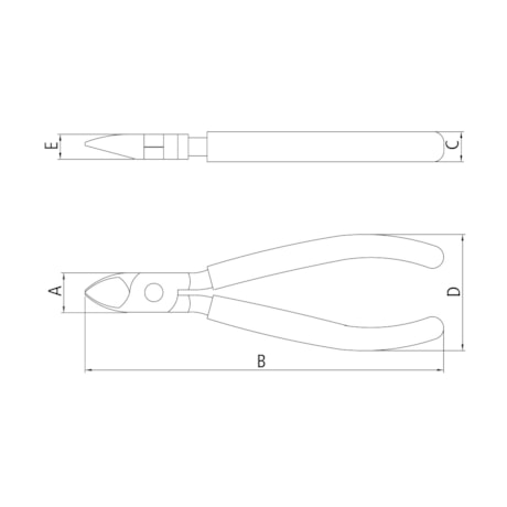 Alicate de Corte Diagonal 6'' 44002/126 TRAMONTINA PRO-03bcfe70-1b37-481f-aea7-7fbb48149872