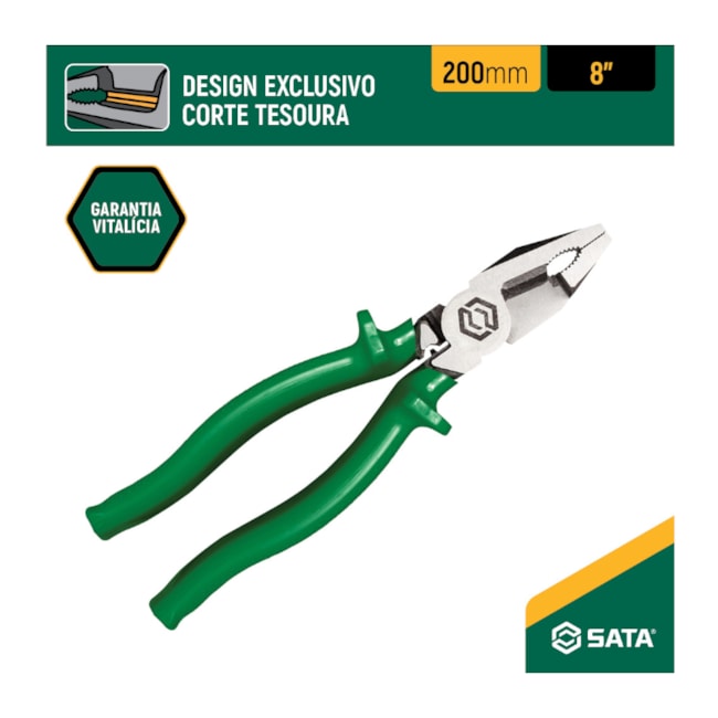 Alicate de Corte Tesoura 8