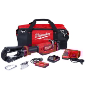 Alicate de Prensa Terminal 18V 756MM com 2 Baterias 2.0Ah/5.0Ah Carregador 220V e Bolsa 2879-22 MILWAUKEE